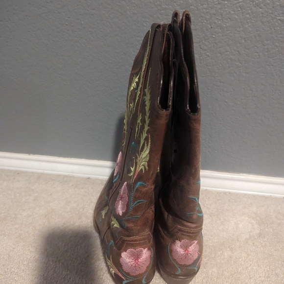 John Ringo floral cowboy boots - Picture 3 of 8